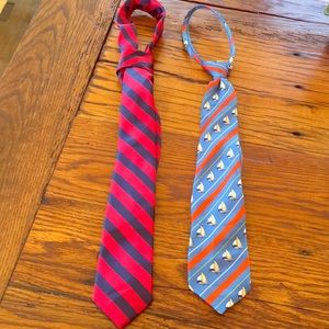 Two kids ties Izod and Talbots
